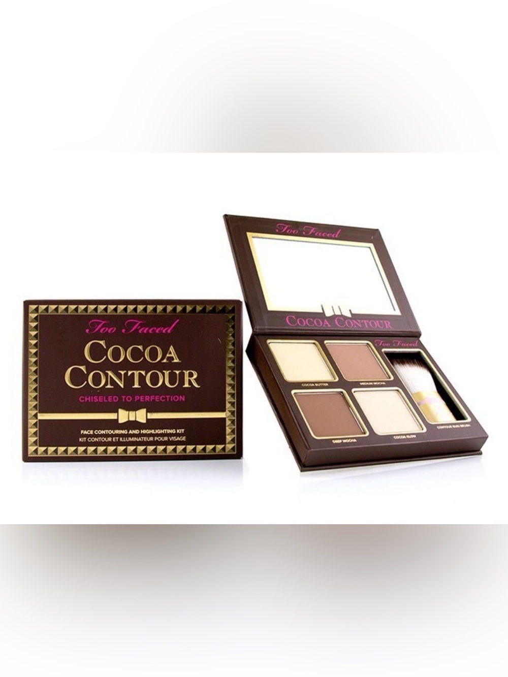 Cocoa contour face palette medium to deep shades